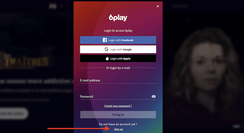 sign up for m6 replay